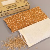 Almohada para los ojos de algodón natural lavanda y juco en caja de regalo - Madagascar Girafa