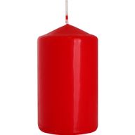 Vela de pilar 60x100mm - Rojo