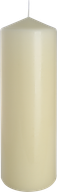 Vela de pilar 80x250mm - Marfil