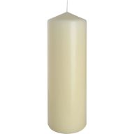 Vela de pilar 80x250mm - Marfil