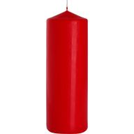 Vela de pilar 80x250mm - Rojo