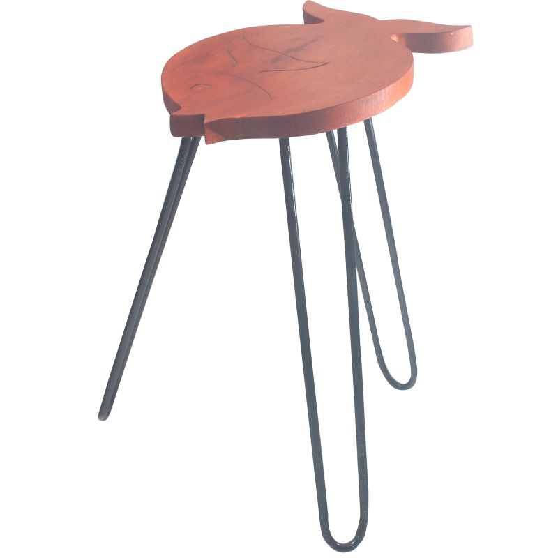 Mesa de Madera de Albasia - Terracota