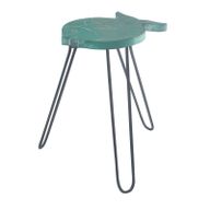 Mesa de madera Albasia - Turquesa