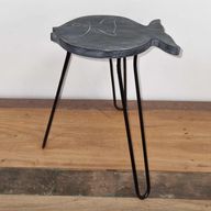 Mesa de Madera de Albasia - Grisáceo