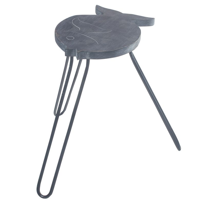 Mesa de Madera de Albasia - Grisáceo