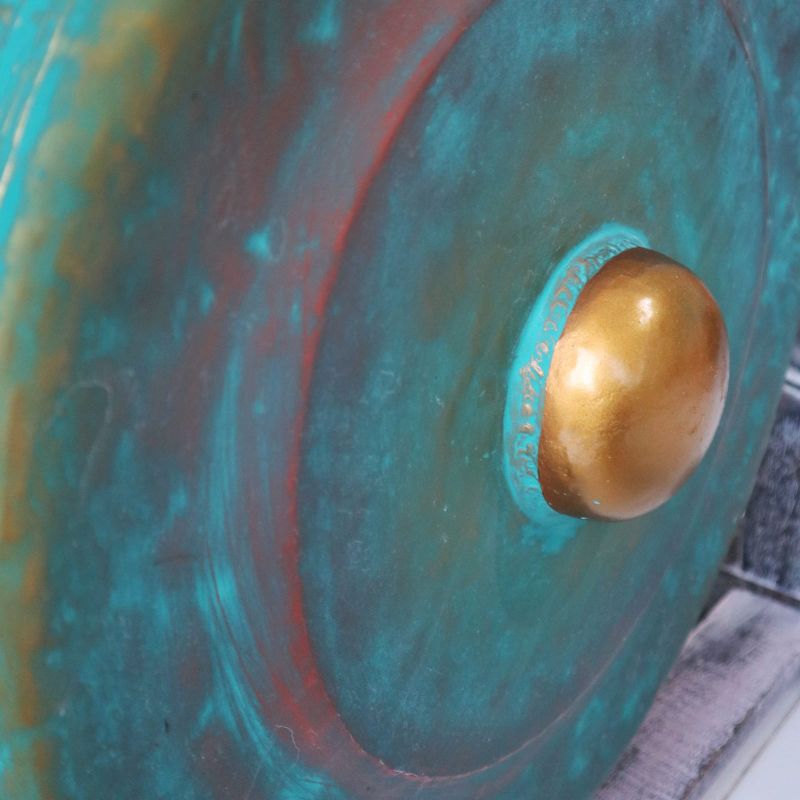 Gong de Meditación Mediano con Soporte - 35cm - Verde