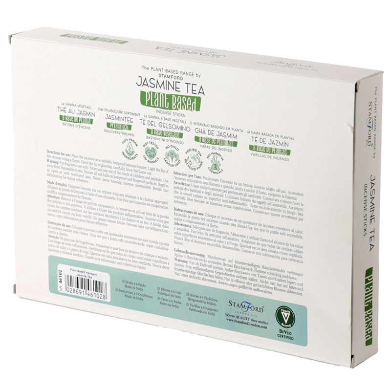 Varitas de Incienso a Base de Plantas - Té de Jazmín
