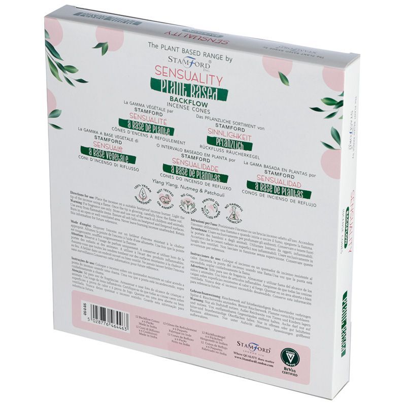 Conos de Incienso de Reflujo a Base de Plantas - Sensualidad
