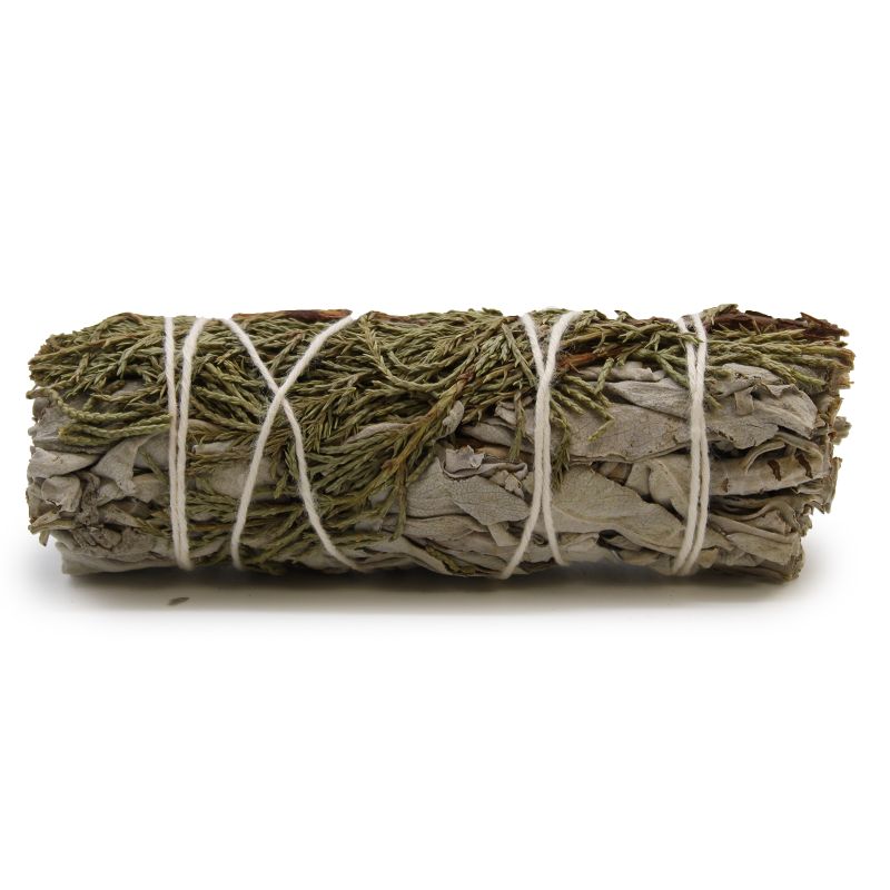 Atado de Hierba - Salvia Blanca y Enebro 10cm