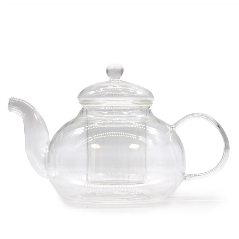 Tetera con infusor de vidrio - Perla redonda - 800ml