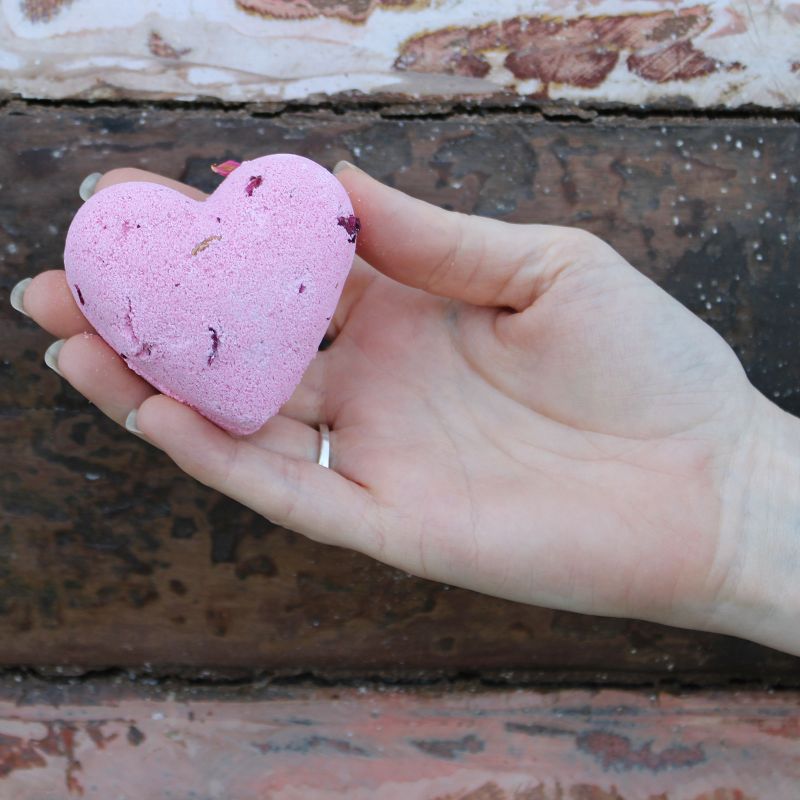 Bombas de Baño Corazón 70g - Ylang & Rose
