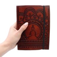 Cuaderno pequeño con elástico - Mandala tibetano