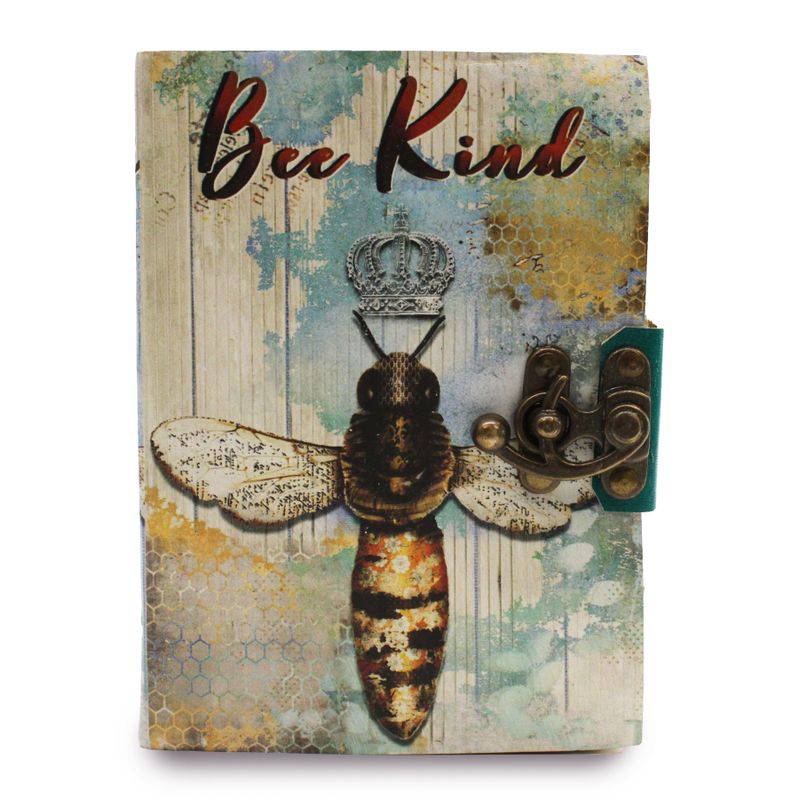 Cuaderno de cuero "Bee Kind"