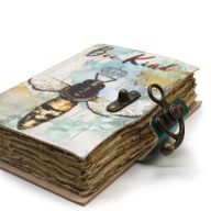 Cuaderno de cuero "Bee Kind"