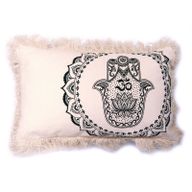 Cojín Hamsa Mandala - 30x50cm - verde