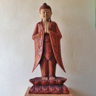 Estatua de Buda en pie - 1 m Bienvenida