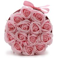Caja de Regalo - Flor de Jabón  14 Rosas Rosas - ronda