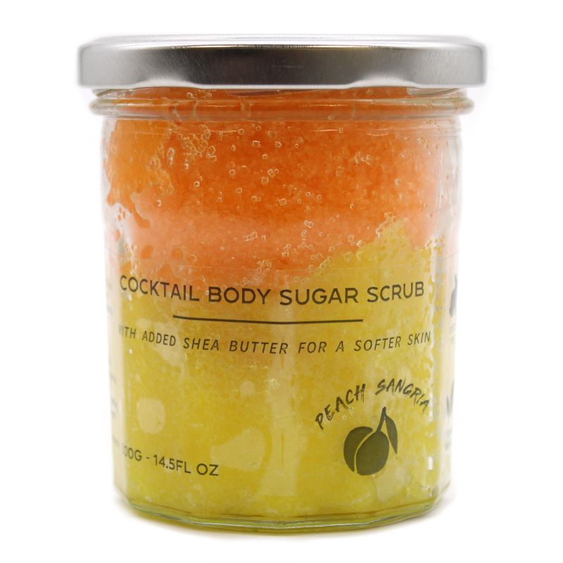 Exfoliante corporal de azúcar perfumado - Sangría de melocotón 300 g