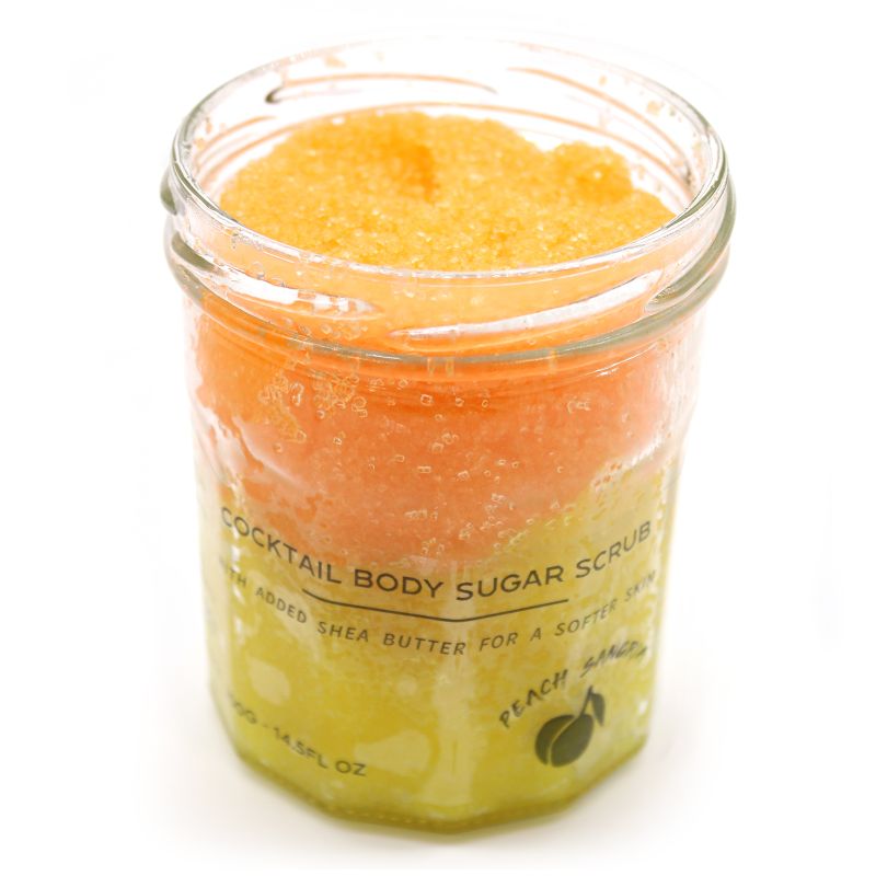 Exfoliante corporal de azúcar perfumado - Sangría de melocotón 300 g