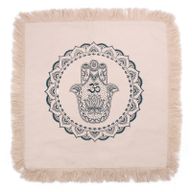 Cojín Hamsa Mandala - 60x60cm - verde