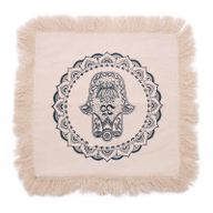 Cojín Hamsa Mandala - 45x45cm - verde