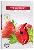 1x Set de 6 Velas de Té Perfumadas - Fresa