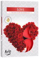 1x Set de 6 Velas de Té Perfumadas - Amor