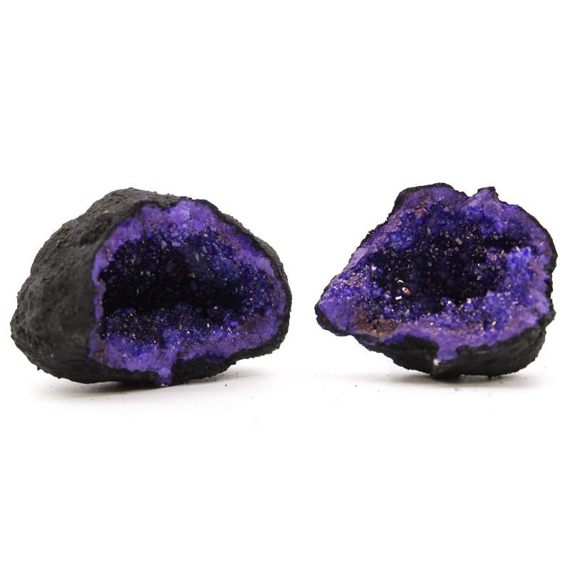 Geodas de calcita coloreada - Piedra Negra - Turquesa