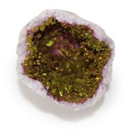 Geodas de calcita coloreada - Piedra Natural - Rosa & Oro