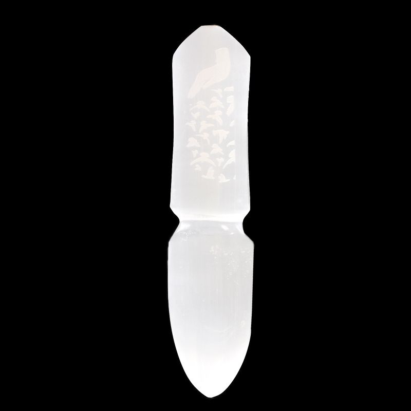Cuchillo ritual de selenita - Liberación de ataduras