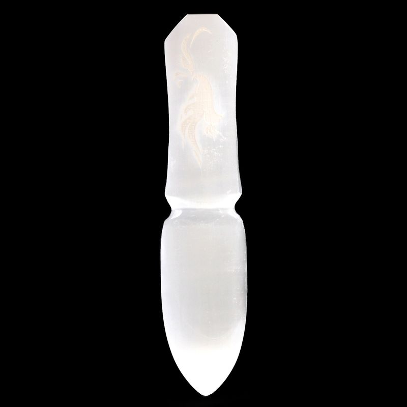 Cuchillo ritual de Selenita - Dejar atrás el pasado