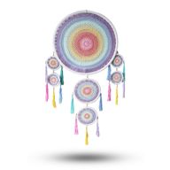 Atrapasueños Grande (55cm) - Pastel Rainbow