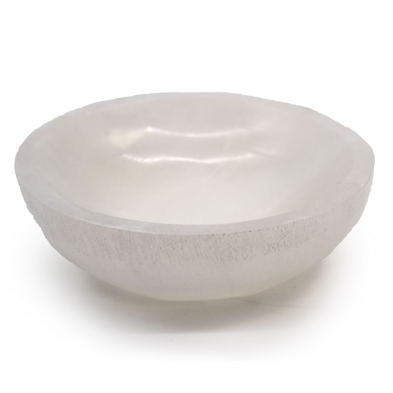 Cuenco Redondo de selenita - 15cm