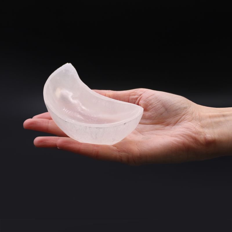 Cuenco de luna selenita - 10cm