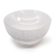 Cuenco redondo de selenita - 8cm