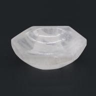Cuenco hexagonal de selenita - 10cm