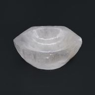 Cuenco hexagonal de selenita - 6cm