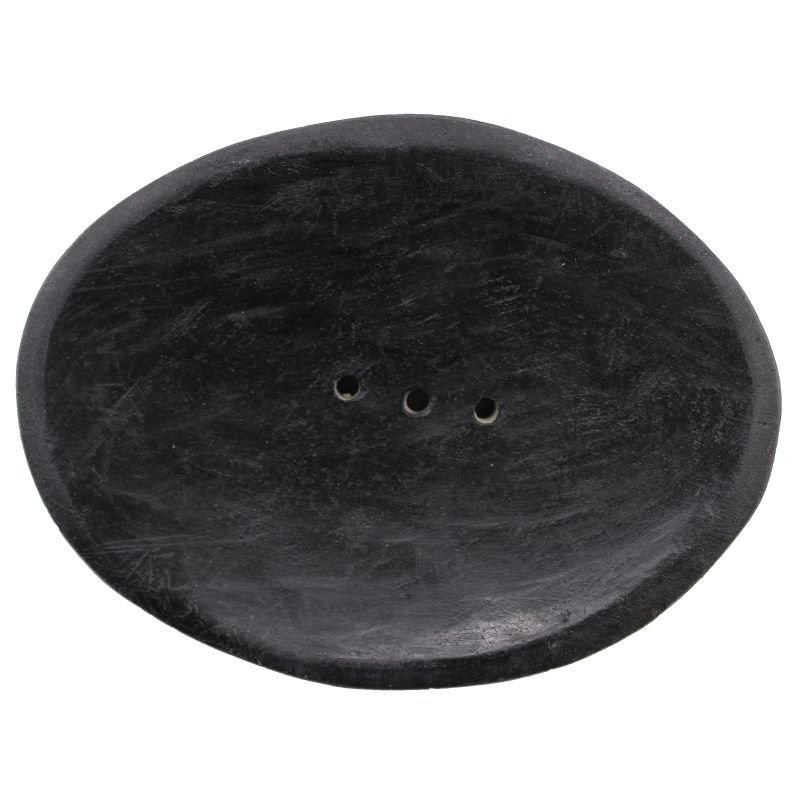 Jabonera Ovalada de Mármol Negro