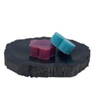 Jabonera Negra de Madera Petrificada