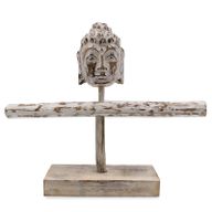 Rama única y soporte de Buda - Blanqueado