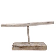 Soporte de joyería de una sola rama - Blanqueado
