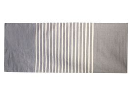 Alfombra India de Algodón - 70x170cm - Gris