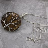 Collar Árbol de la Vida - Ojo de Tigre