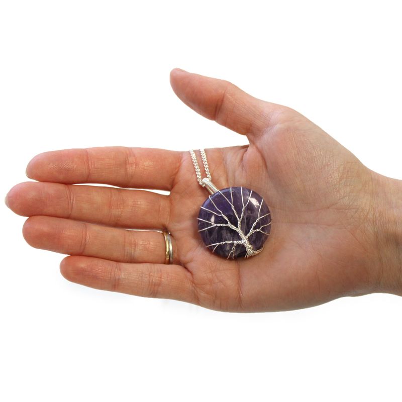 Collar Árbol de la Vida - Amatista