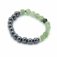 Pulsera de Piedra Preciosa Tallada - Jade Magnético