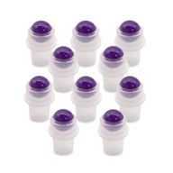 Punta de rodillo de piedras preciosas para botella de 5 ml - Amatista
