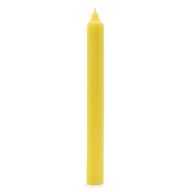 Juego de Velas de Mesa de Color Sólido - Pack de 21 - Limón Rústico