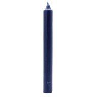 Velas a granel color sólido – azul marino rústico - Paquete de 10