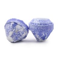 Bomba de Baño de Piedras Preciosas - Blanca y Azul