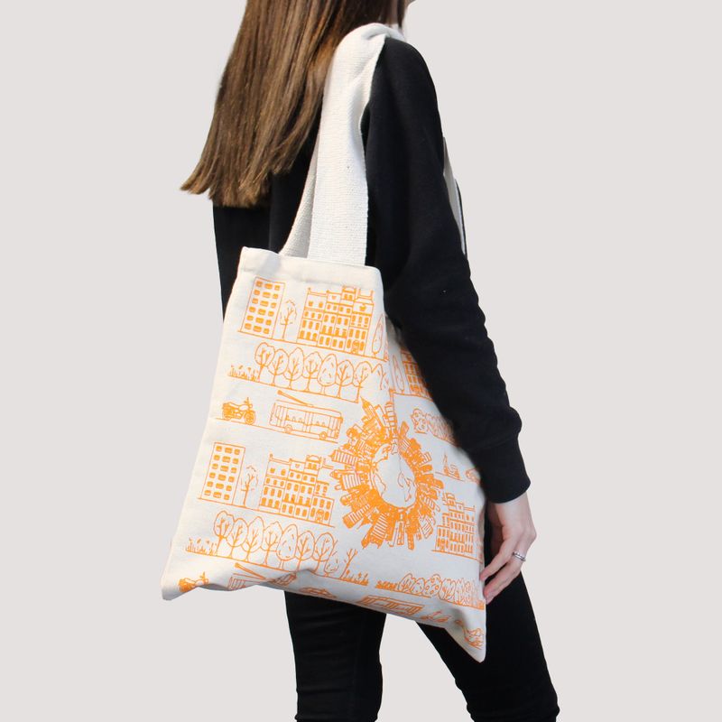 Bolsas de Algodón de Compra Grandes - 38x42cm - Vida Silvestre - 280g